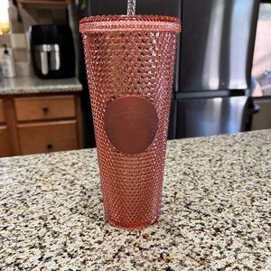 Starbucks rose gold 24oz tumbler